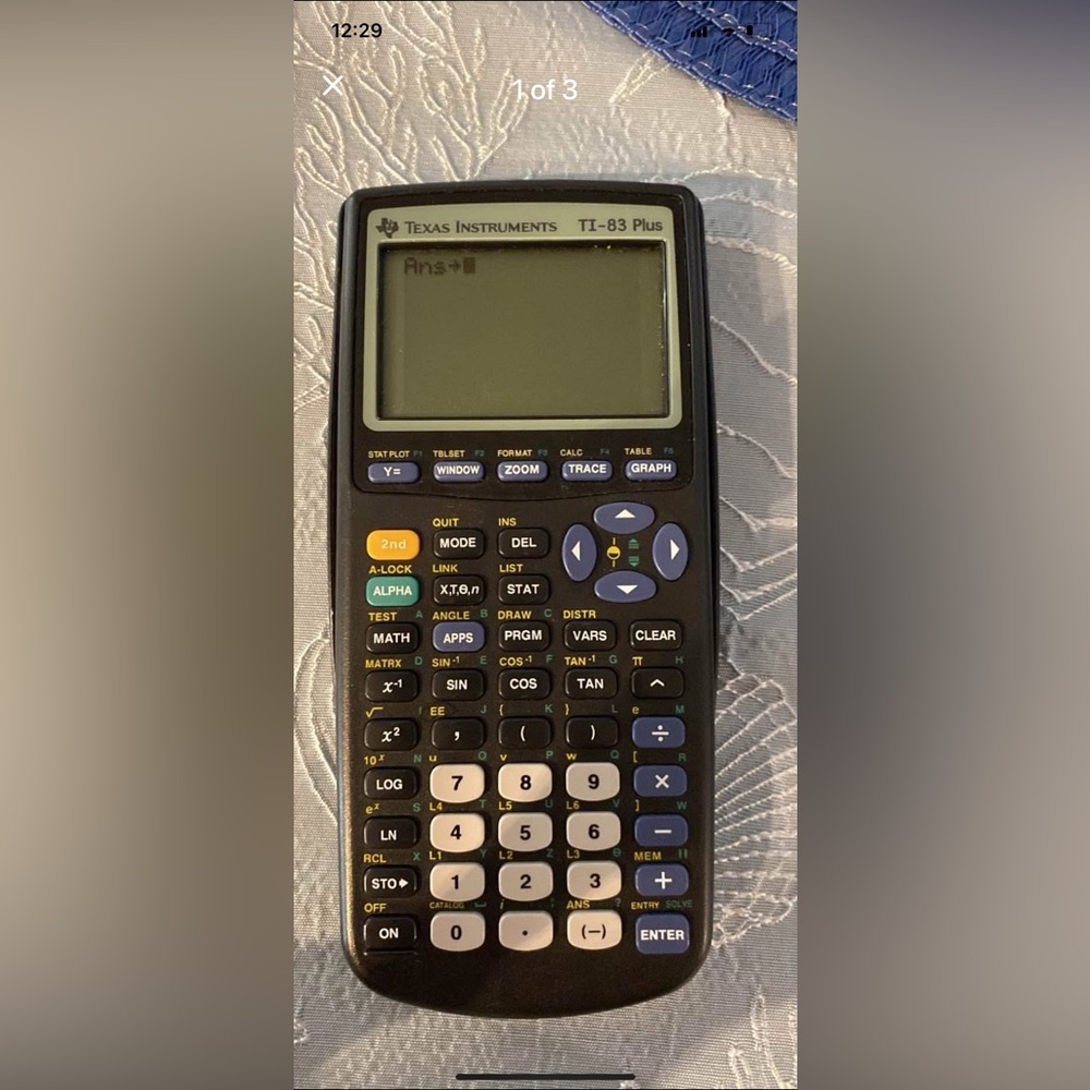 Texas Instruments TI-83 Plus Graphing Calculator - Black